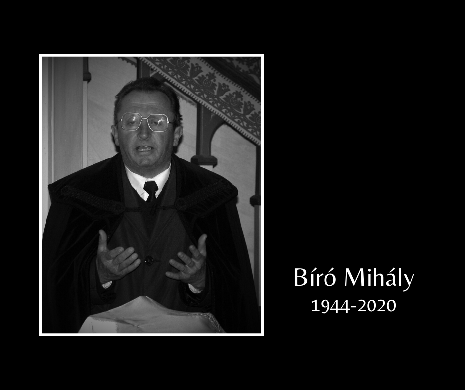 In memoriam Bíró Mihály - Unitárius Egyház Weboldala