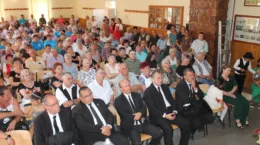 A résztvevők a szabédi kultúrotthonban